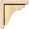 Ekena Millwork Pescadero Rough Sawn Corbel w/Backplate, Douglas Fir, 6"W x 8"D x 8"H COR06X08X08PEC01RDF - alternate 2